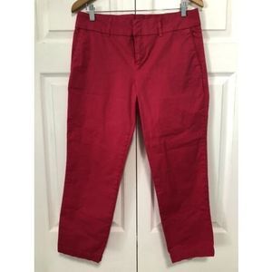 Kut From The Kloth Womens Pants Sz 8 Pink Fuchsia Cropped Slacks Cut 118089